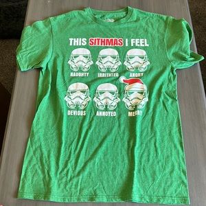Star Wars Christmas t shirt for men